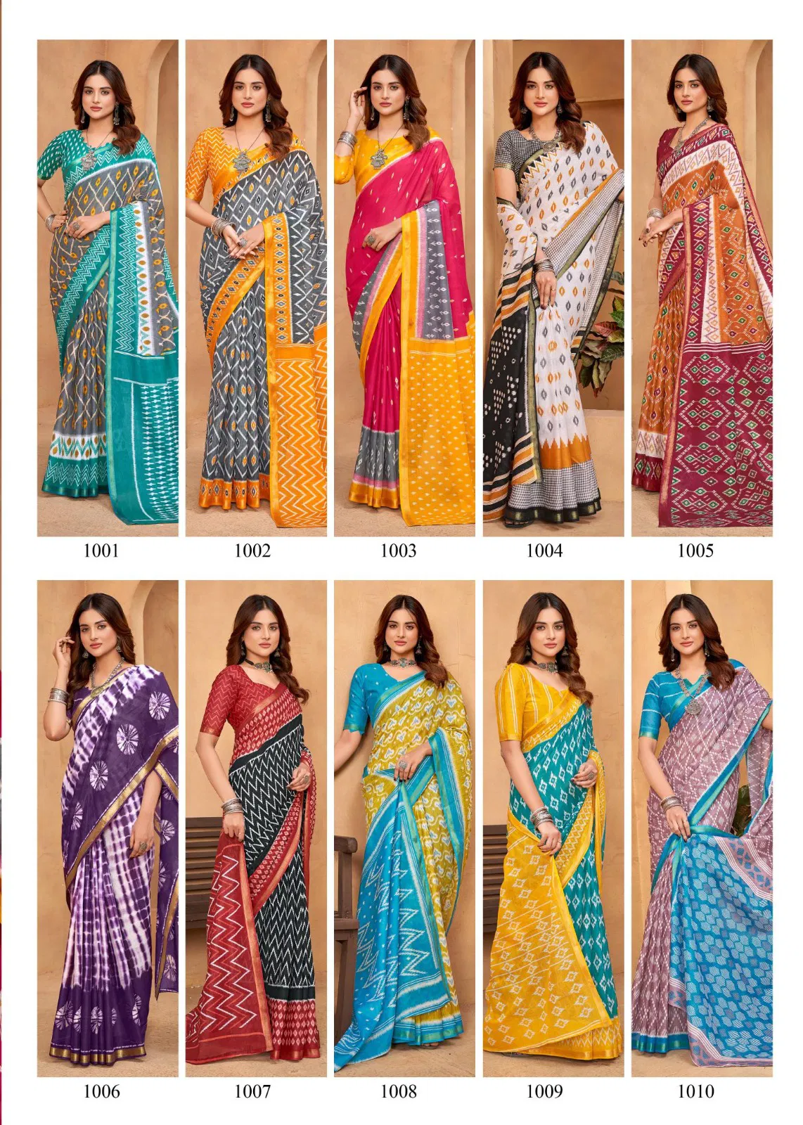 Signature Vol 01 By Lakhani Heavy Cotton Printed Saree Wholesale In India